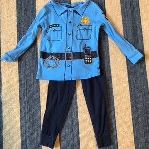 3T Police Officer Pajamas/Costume